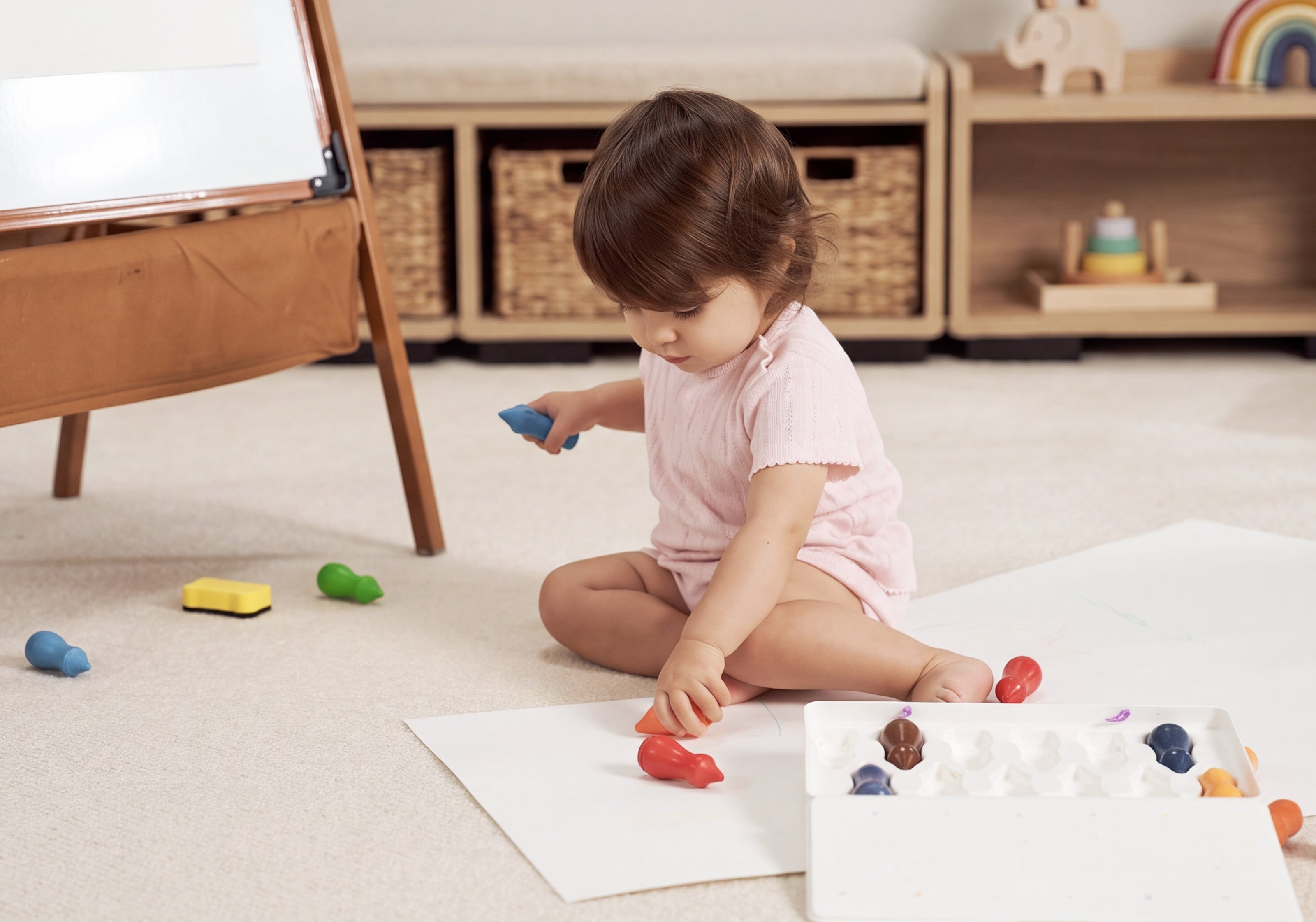 Crayons at one: what counts as drawing?
