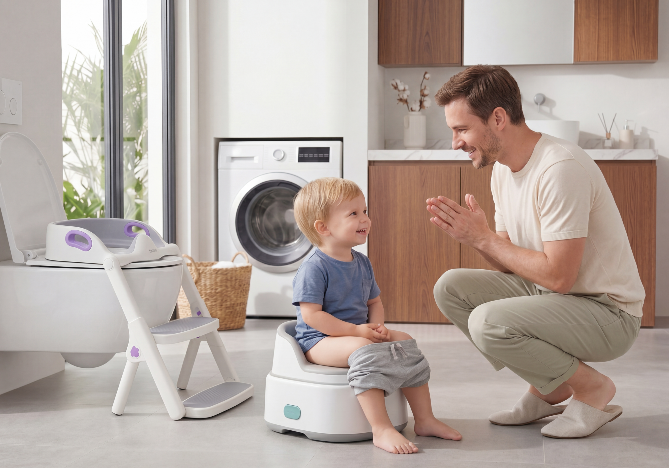 Potty training readiness: signs (not pressure)