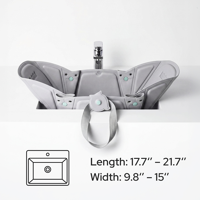 Adjustable sink fit