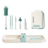 lalalark 7-in-1 Portable Baby Bottle Brush & Drying Rack Set