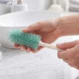 lalalark 7-in-1 Portable Baby Bottle Brush & Drying Rack Set