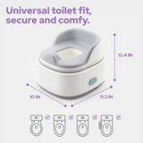 lalalark 3-in-1 Toddler Potty Trainer & Non-Slip Step Stool, Green