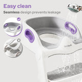lalalark 2-in-1 Potty Training Seat with Step Stool Ladder, Purple