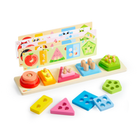 lalalark Wooden Sort & Stack Learning Board