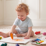 lalalark Washable Pure Beeswax Crayons, 12 Packs