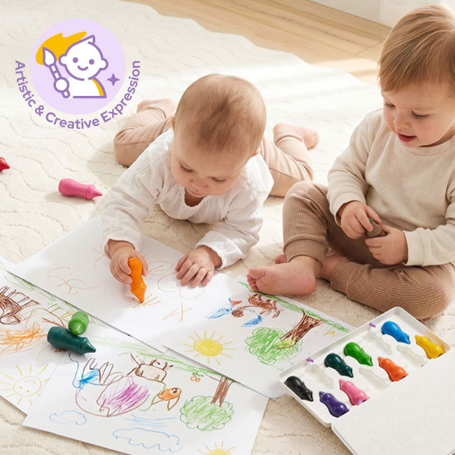 Baby’s first crayons