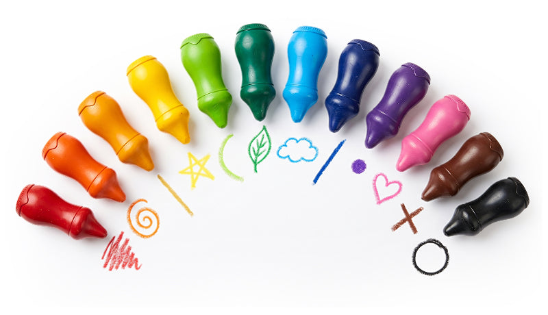 Bright colors for little artists