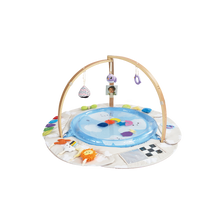 lalalark 3-in-1 Baby Play Gym for Sensory Play and Tummy Time