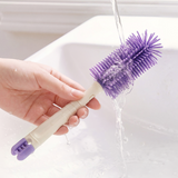 lalalark 7-in-1 Portable Baby Bottle Brush & Drying Rack Set