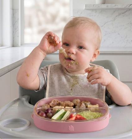 12M+: <br>Guided self-feeding