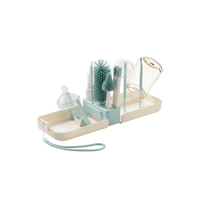 lalalark 7-in-1 Portable Baby Bottle Brush & Drying Rack Set