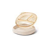 lalalark 3-in-1 PPSU Stage-Based Baby Plate & Feeding Set, Oat Milk