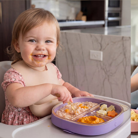 12M+: <br> Guided self-feeding