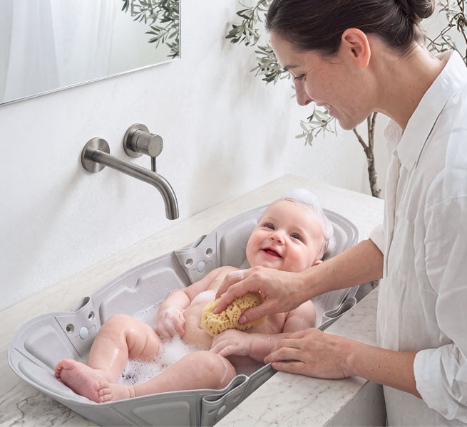 Enhanced support. Gentler baths.
