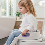 lalalark 2-in-1 Potty Training Seat with Step Stool Ladder, Purple