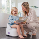 lalalark 3-in-1 Toddler Potty Trainer & Non-Slip Step Stool, Purple